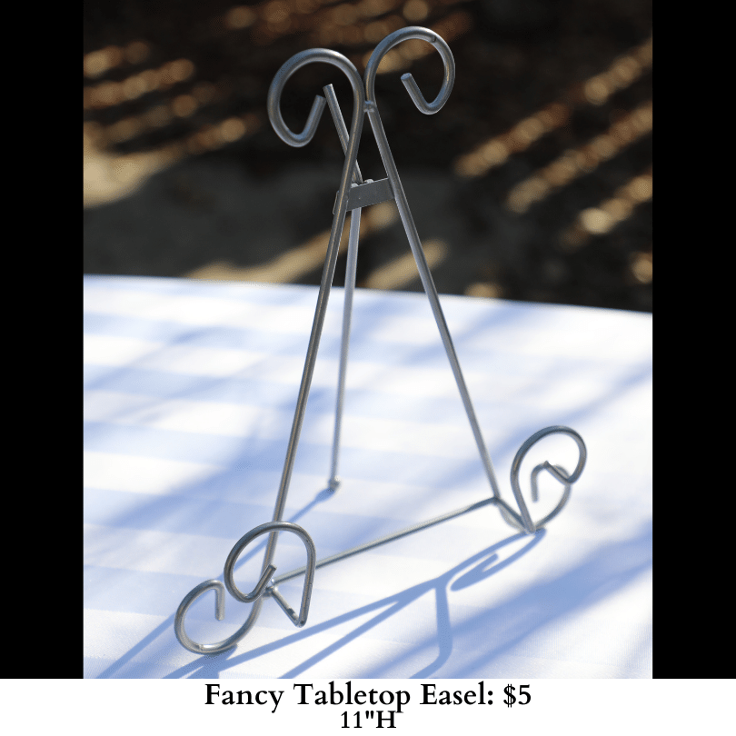 Fancy Tabletop Easel-758