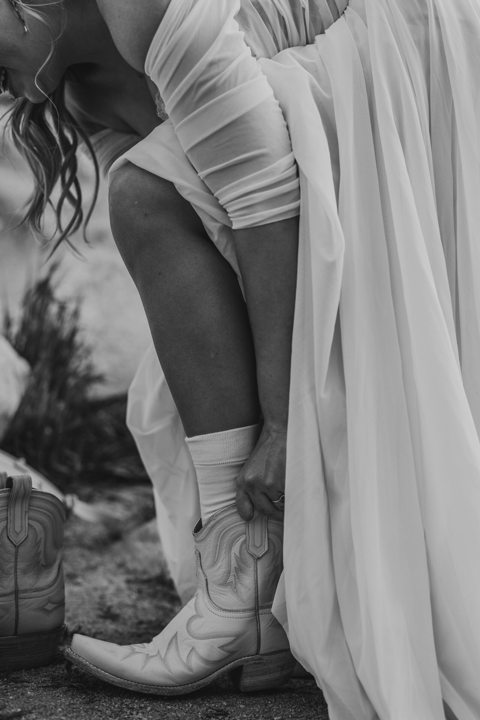 bride cowgirl boots