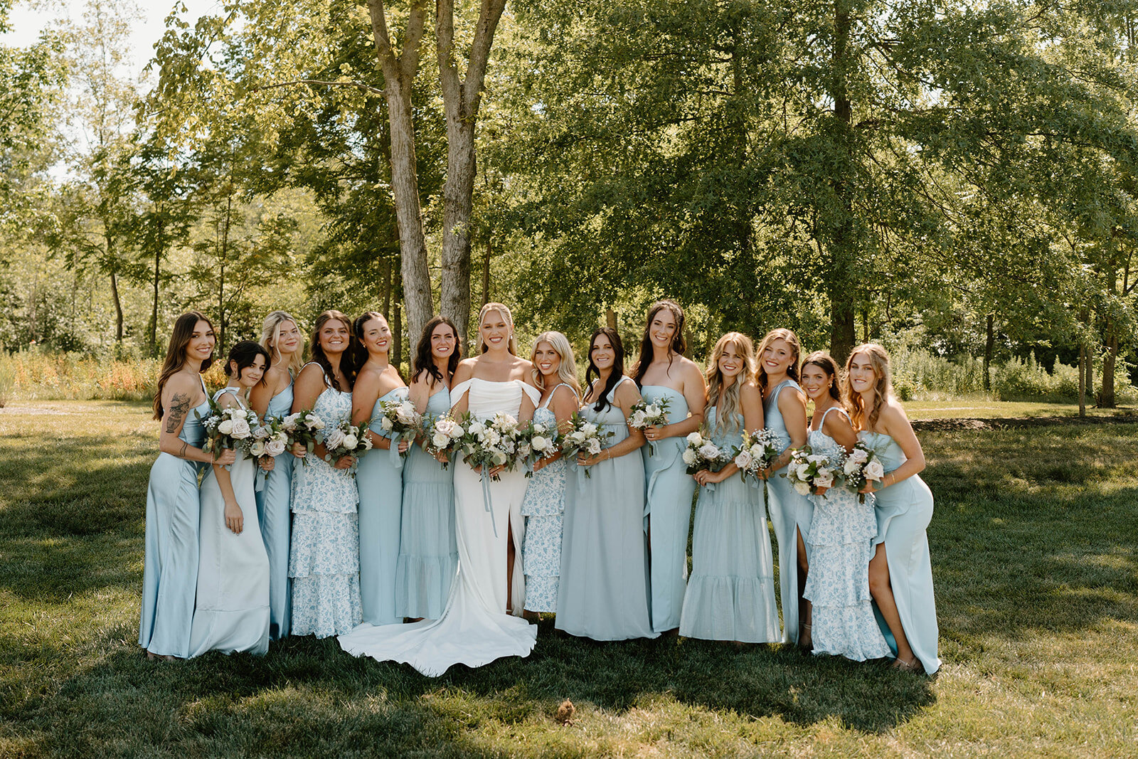 Experience the breathtaking moments from Stephanie and Grant Yeater’s wedding at Retreat 21 in Marysville, OH. This stunning outdoor oasis served as the perfect backdrop for their elegant celebration. From heartfelt vows in the garden-chic ceremony space to the joy-filled reception under panoramic views, every detail was thoughtfully curated for an unforgettable day. Explore their wedding gallery to relive these magical moments, captured with love and attention to every unique aspect of their day.