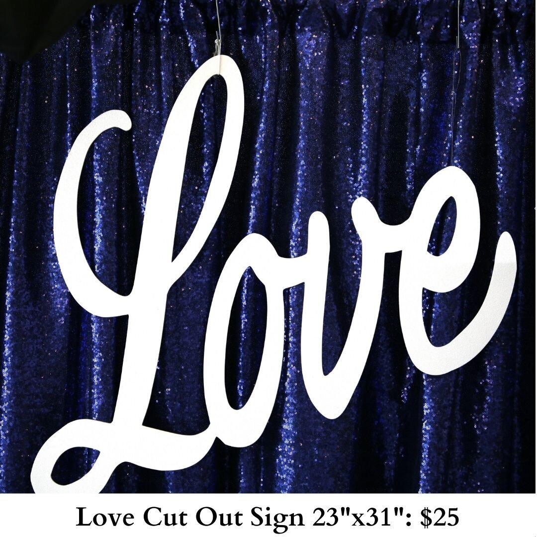 Love Cut Out Sign-314