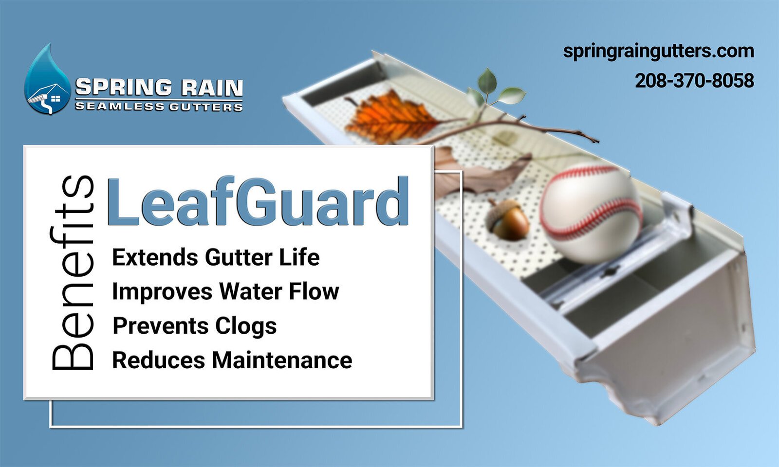 Linkedin- Spring Rain Gutters-- LeafGuards_