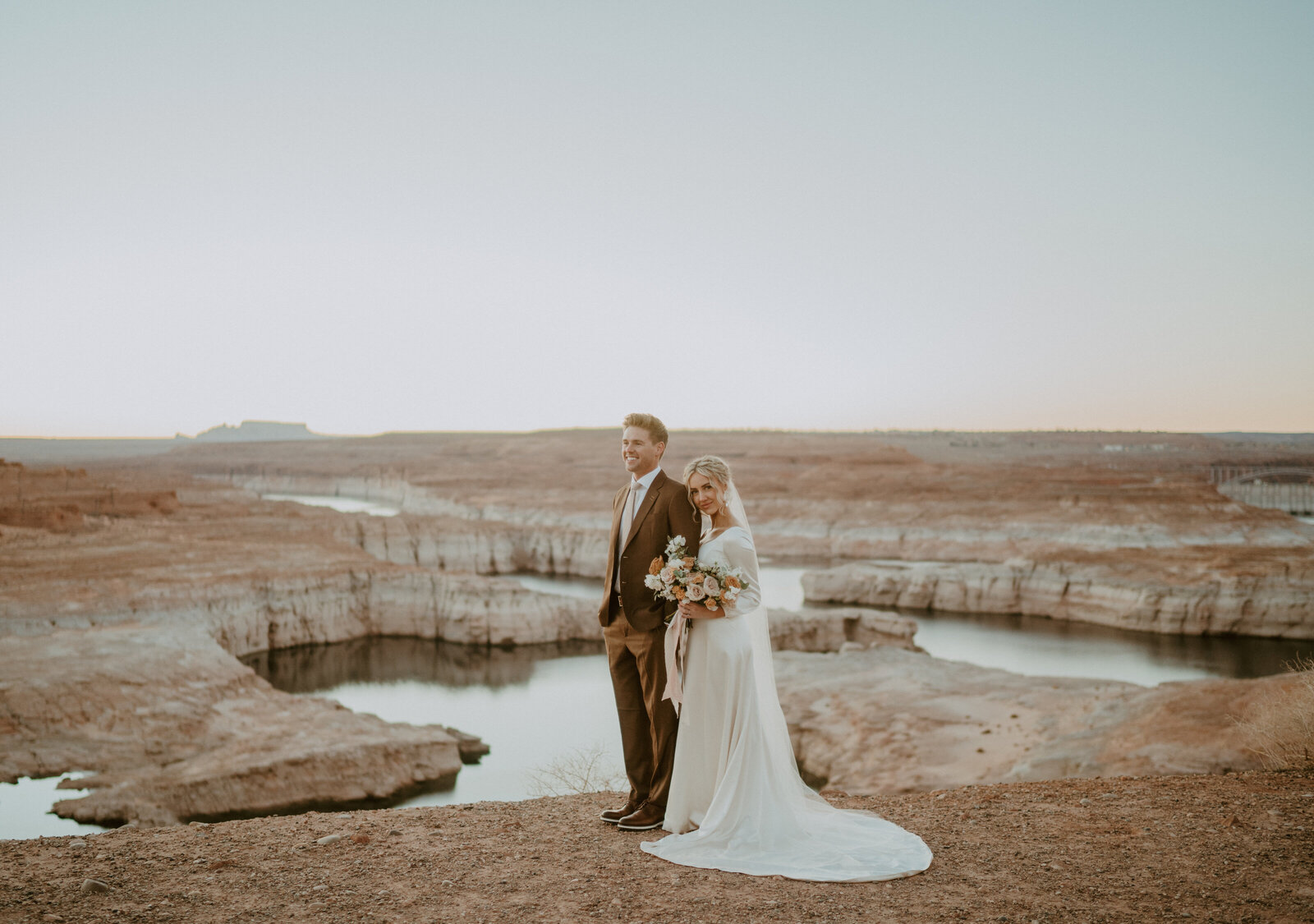 Bridal Photos at Lake Powell