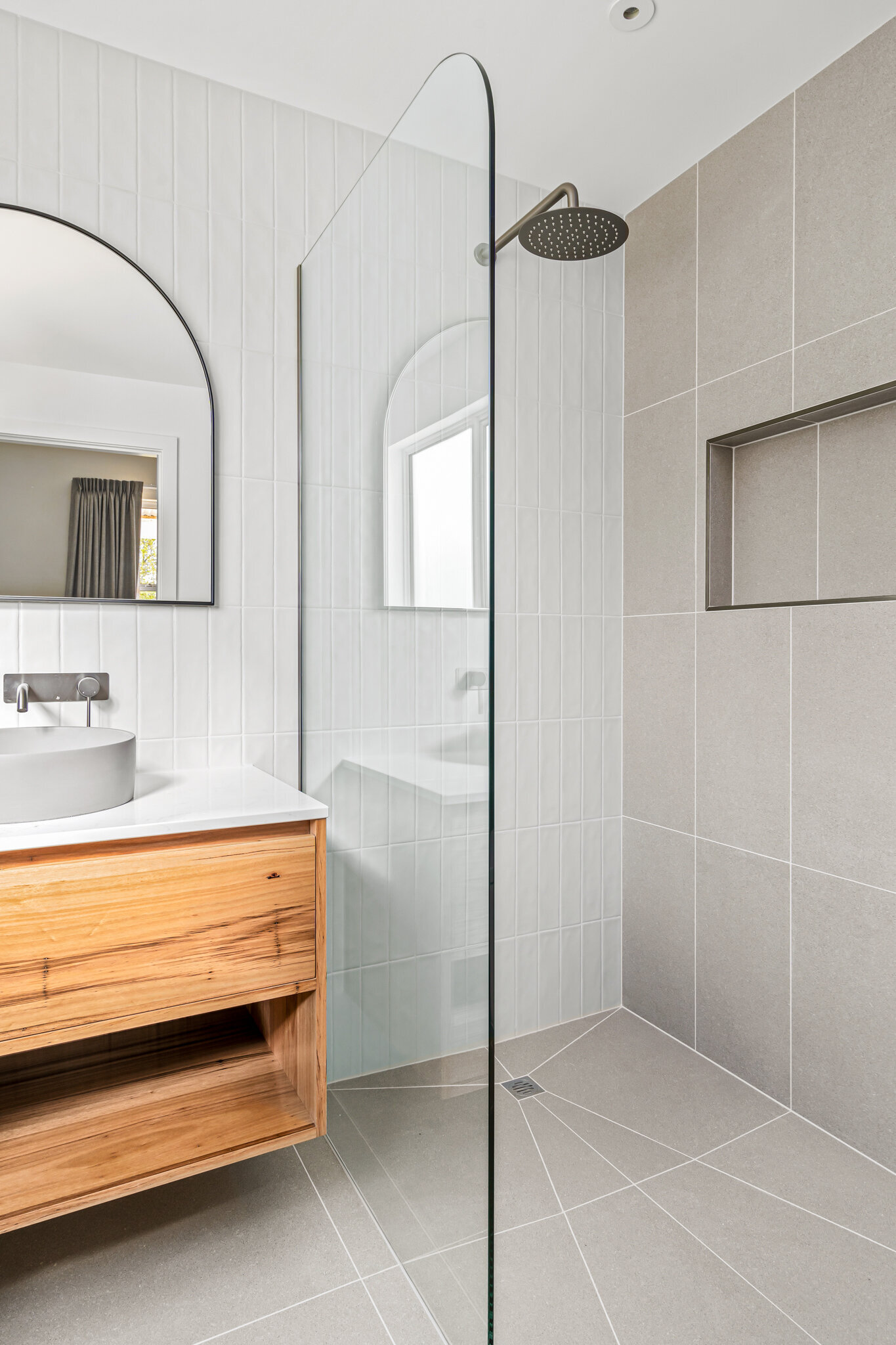 Functional bathroom in custom new build