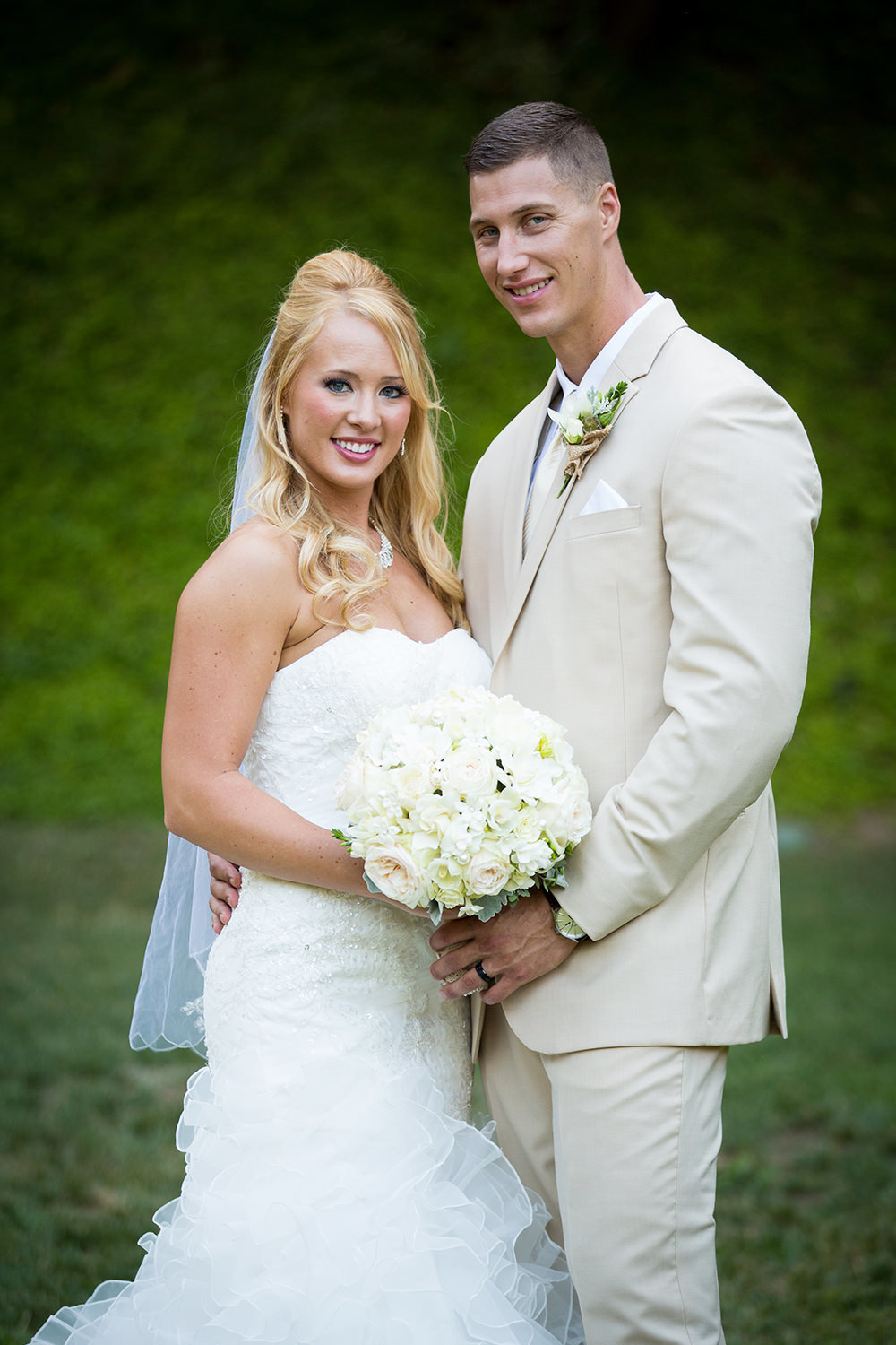 beautiful picture of the bride and groom