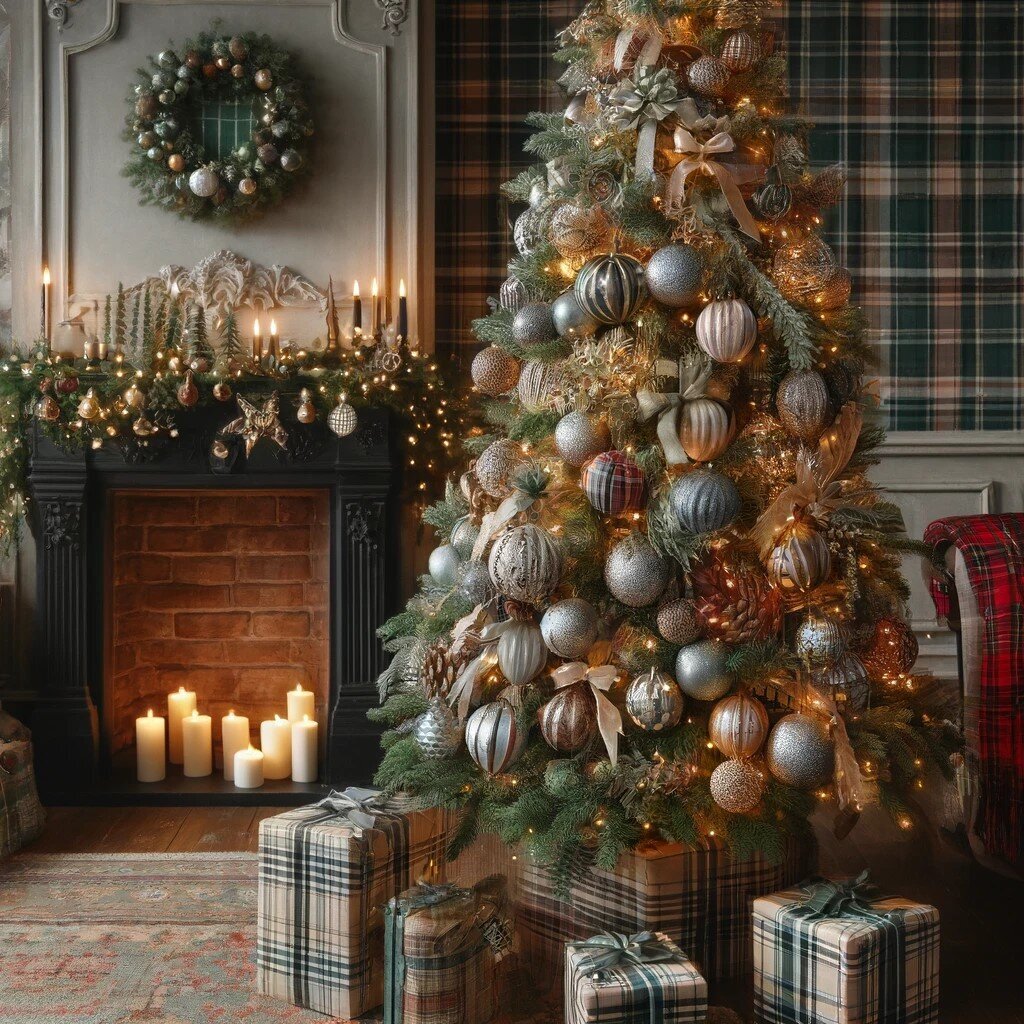 plaid tree