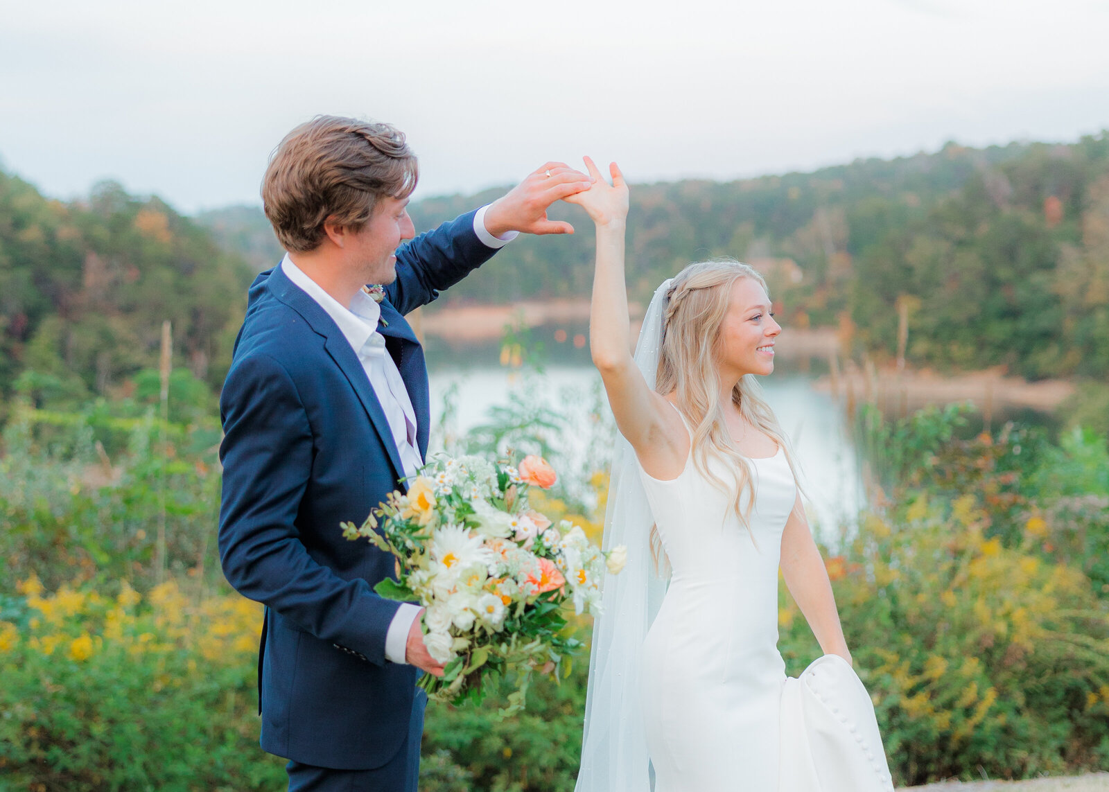 Lauren & Sam Parkers Wedding Day- Bride & Groom Portraits 060