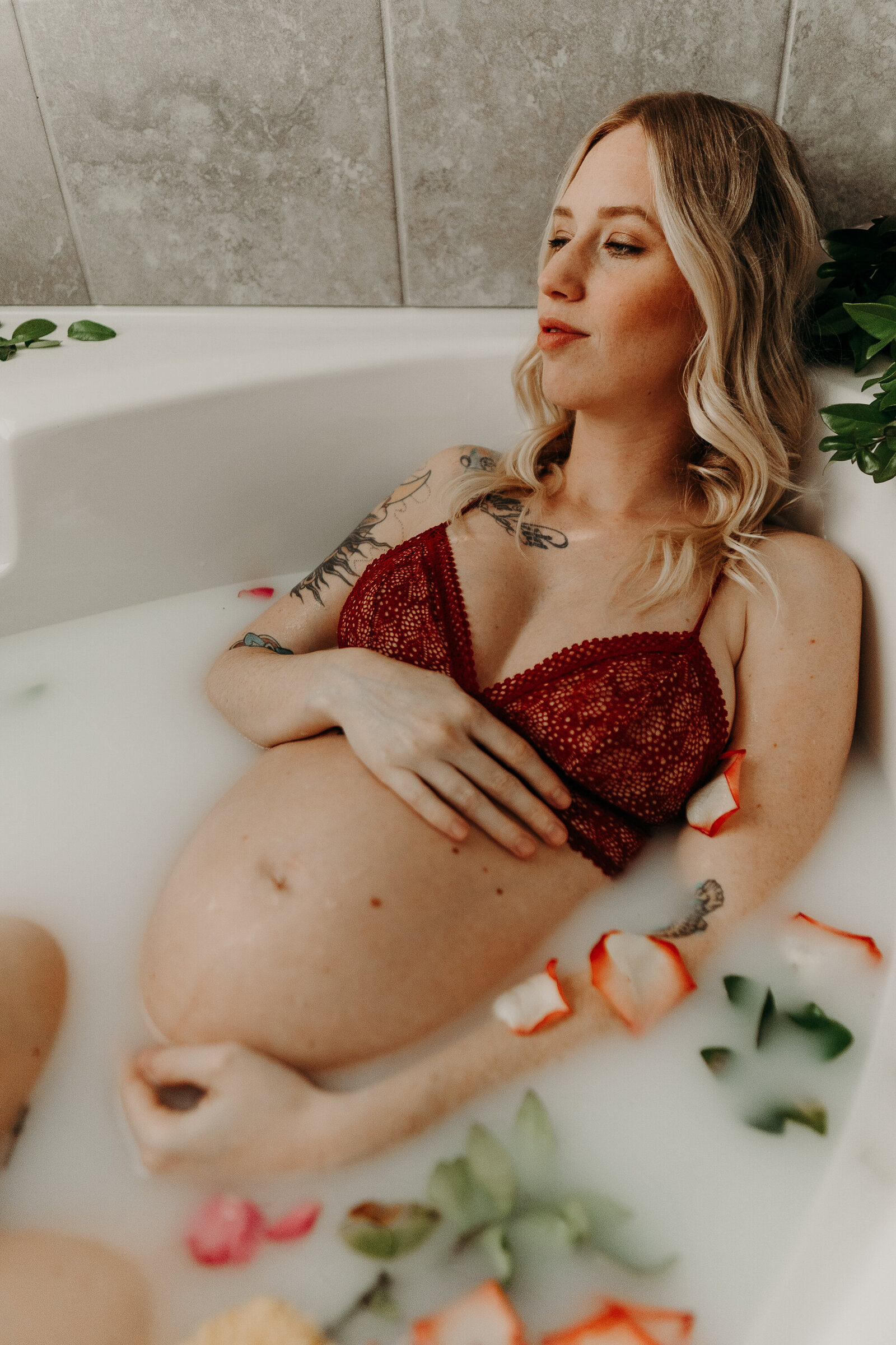 maternity-Milk Bath