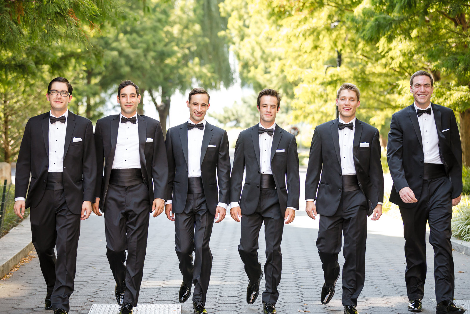 Groomsmen from Brooklyn Botanical Garden Wedding in New York City by Jamerlyn Brown Photography