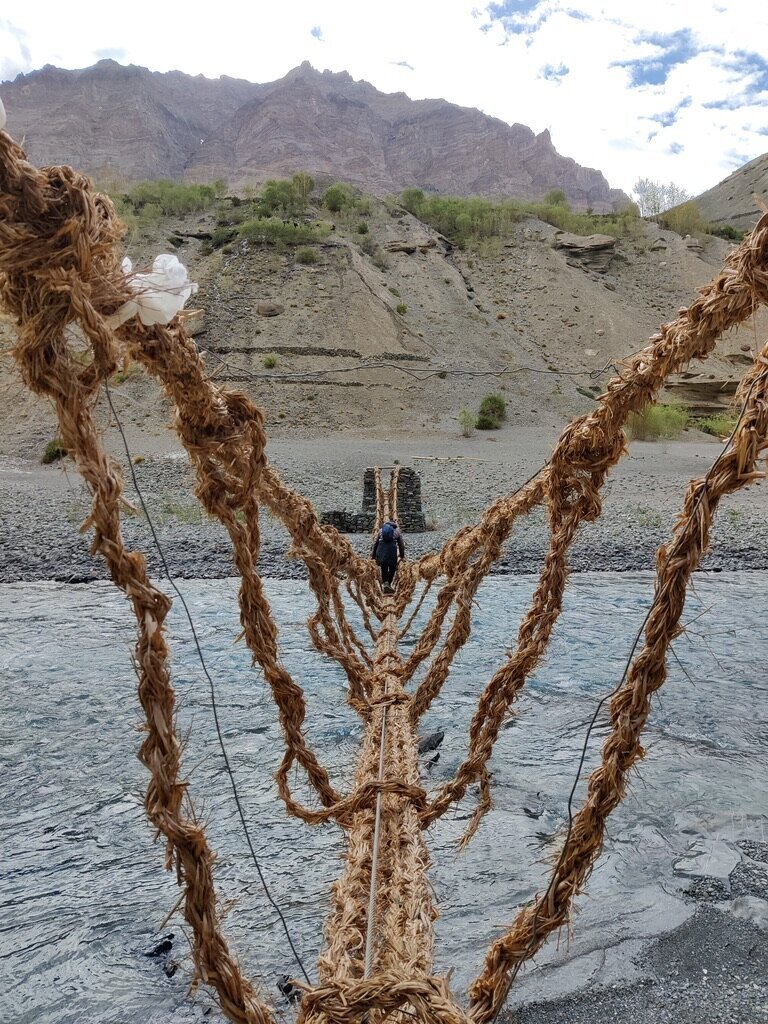 Rope bridge- Zanskar