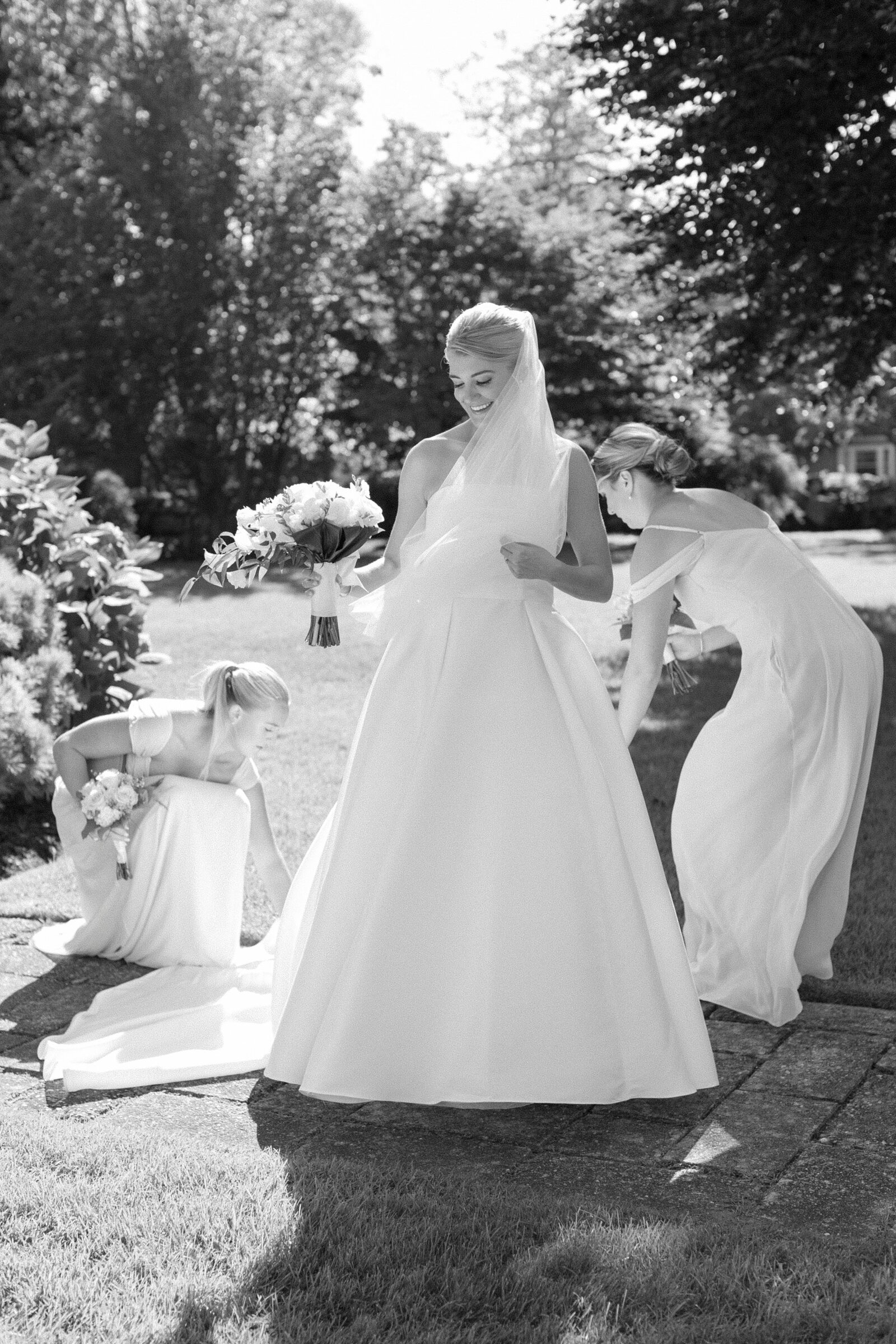 Tented South Dartmouth wedding at Salters Point. Deborah Zoe Photography.