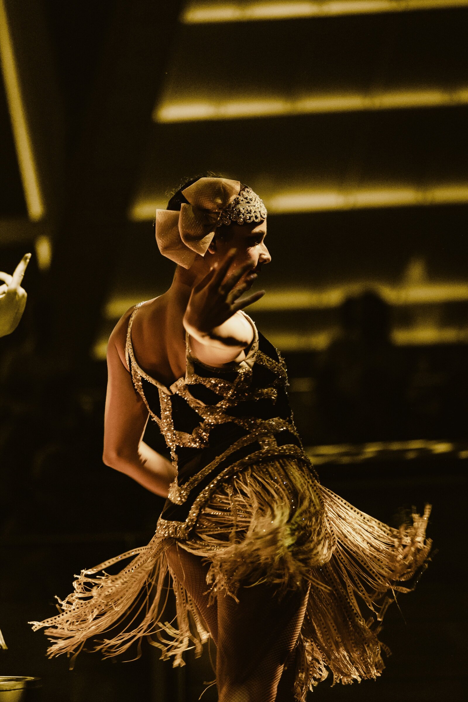 Female dancer in costume