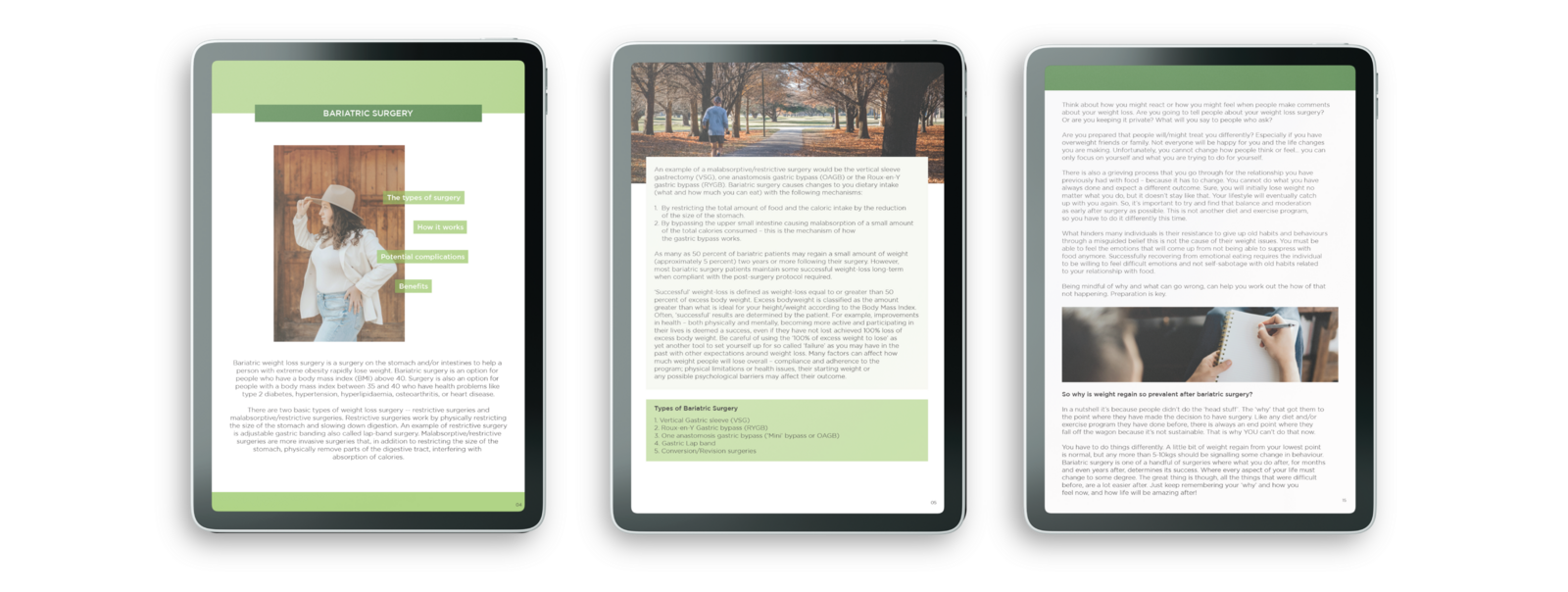 eBook format design for The Wellness Clinic