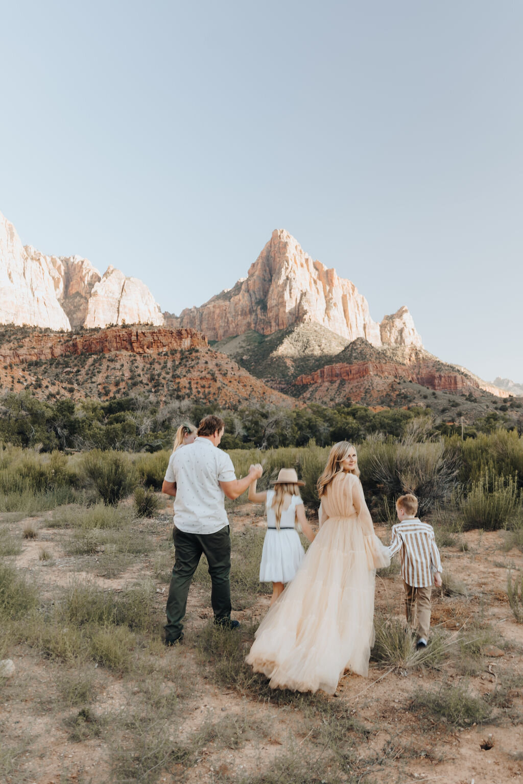 Family at Zion National Park