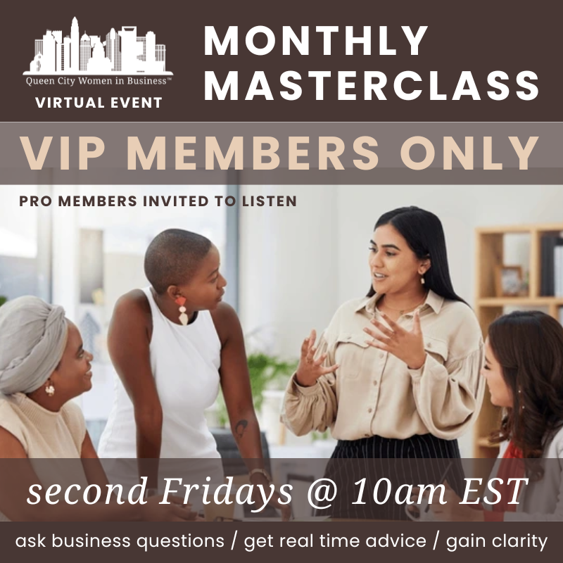Monthly Master Class for VIP Members 