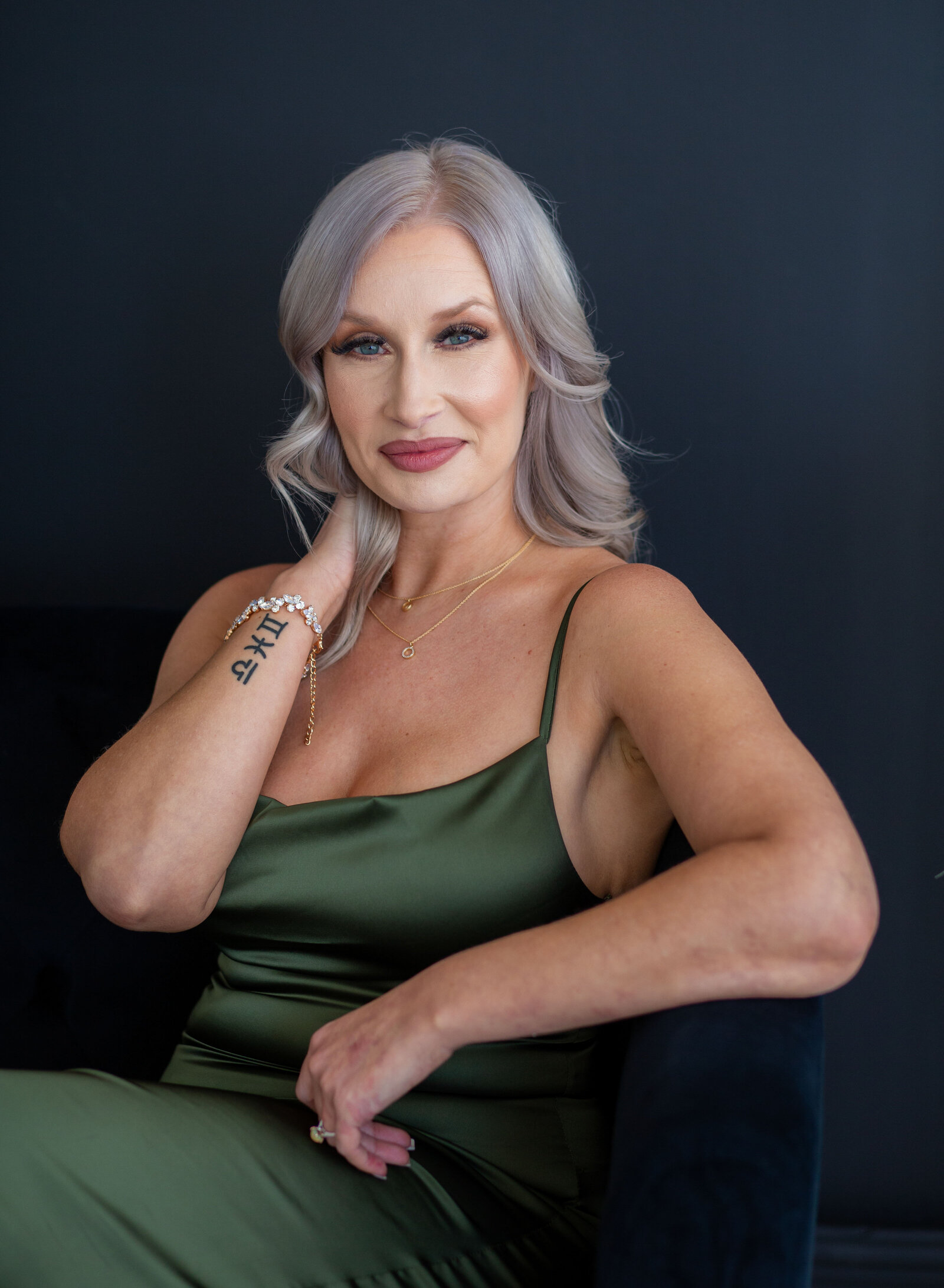 strong but elegant woman
