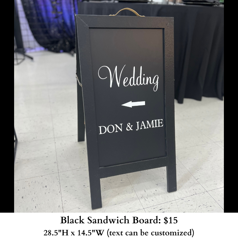 Black Sandwich Board-1034