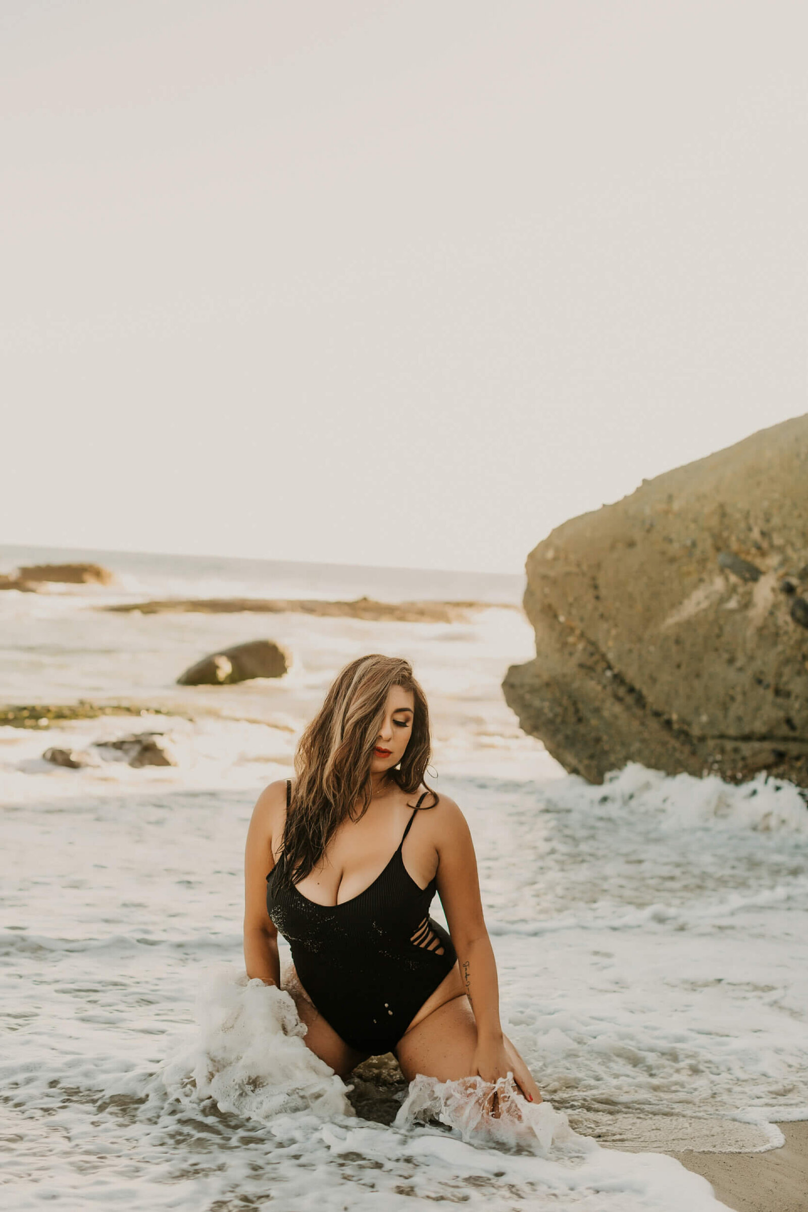 beach boudoir curvy california laguna san diego la
