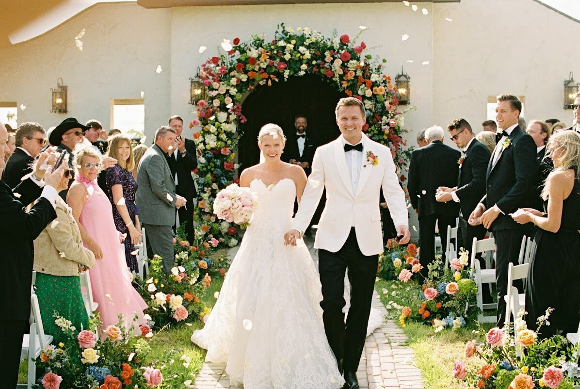 Bright and colorful floral design made by Everwild Florals in New Braunfels, Texas