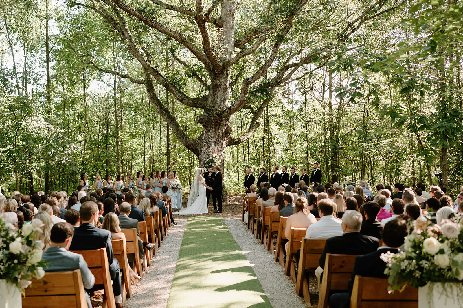 Experience the breathtaking moments from Stephanie and Grant Yeater’s wedding at Retreat 21 in Marysville, OH. This stunning outdoor oasis served as the perfect backdrop for their elegant celebration. From heartfelt vows in the garden-chic ceremony space to the joy-filled reception under panoramic views, every detail was thoughtfully curated for an unforgettable day. Explore their wedding gallery to relive these magical moments, captured with love and attention to every unique aspect of their day.