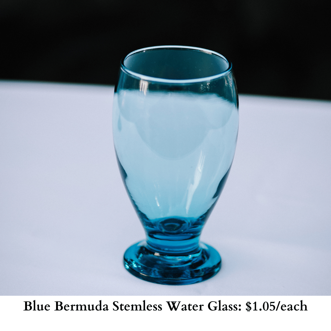 Blue Bermuda Stemless Water Glass-768