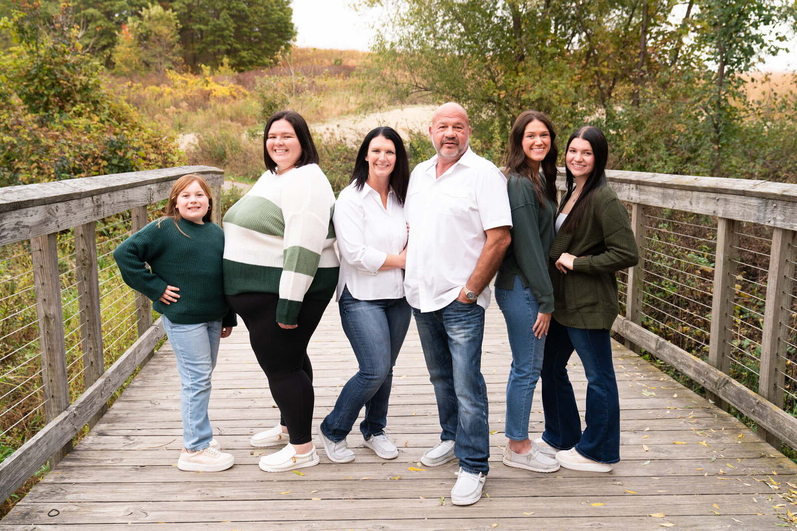 Family picture idea with teenagers