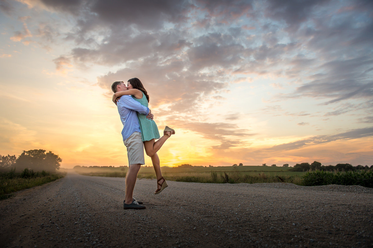 engagement-country-road-sunset