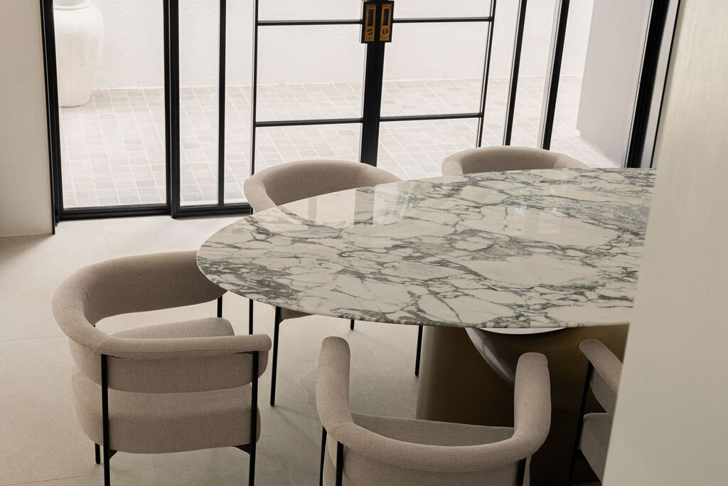 Marble dining table