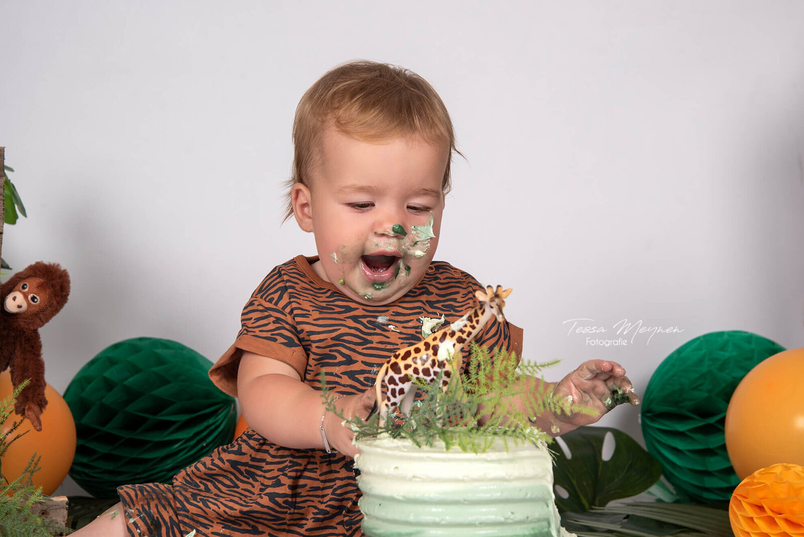 Cakesmash verjaardag kind