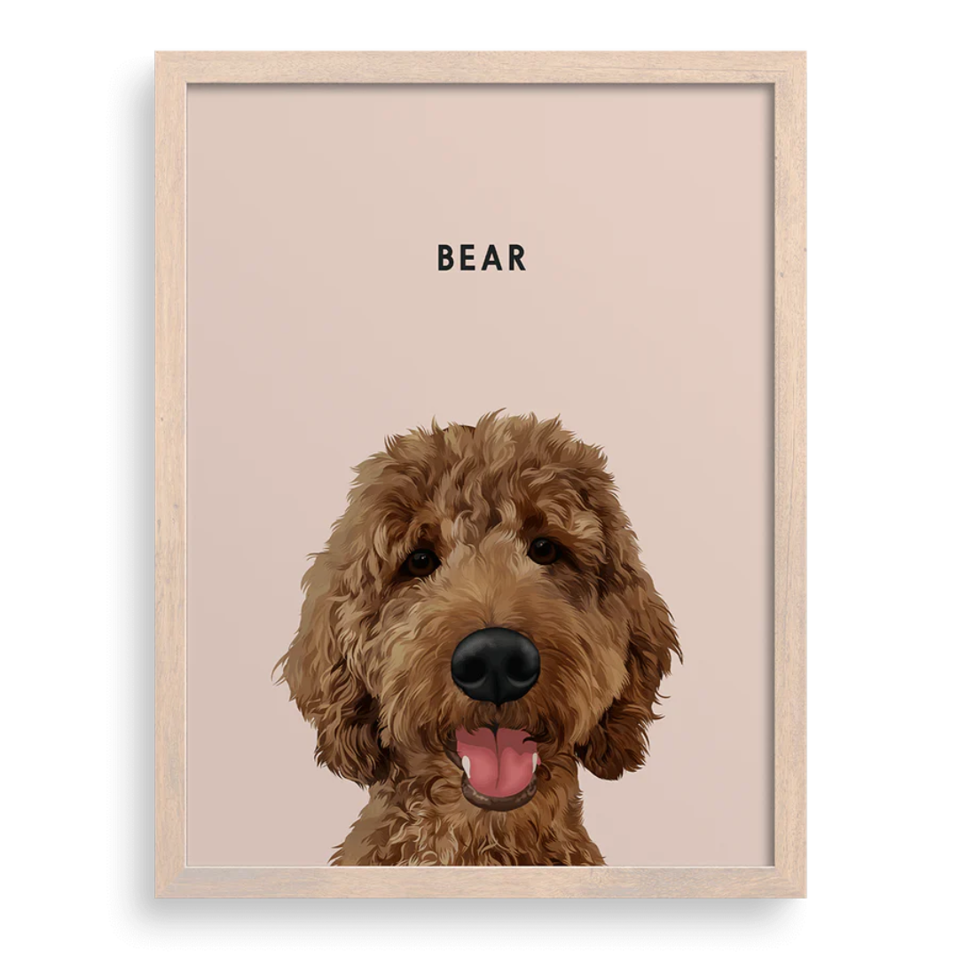 custom dog portrait