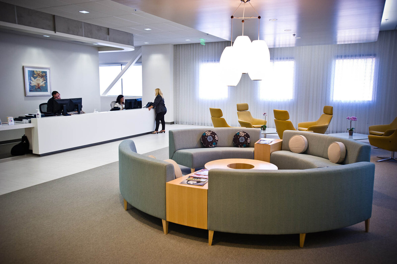 Medical clinic waiting room