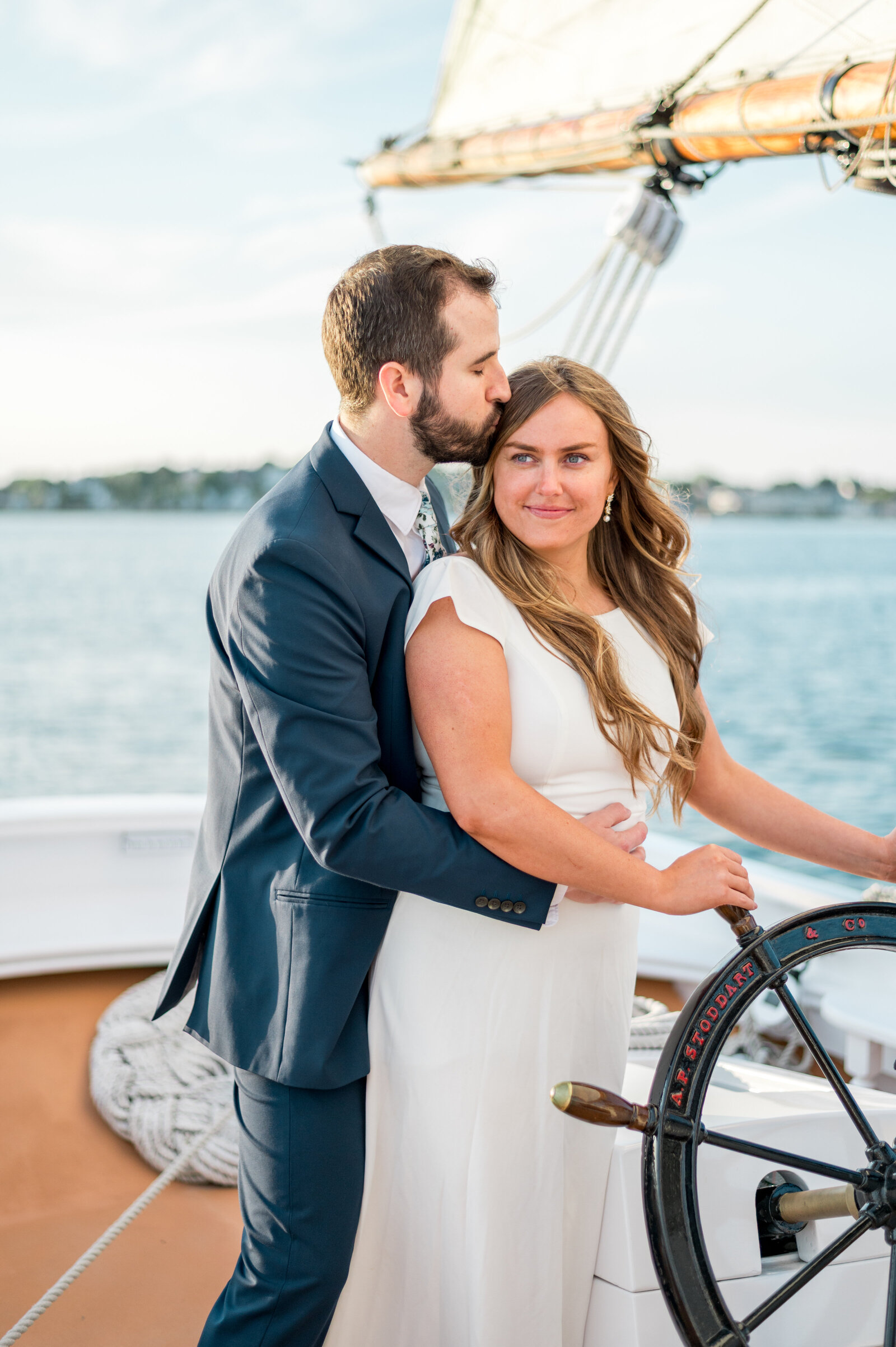 Wedding on Schooner Thomas E Lannon