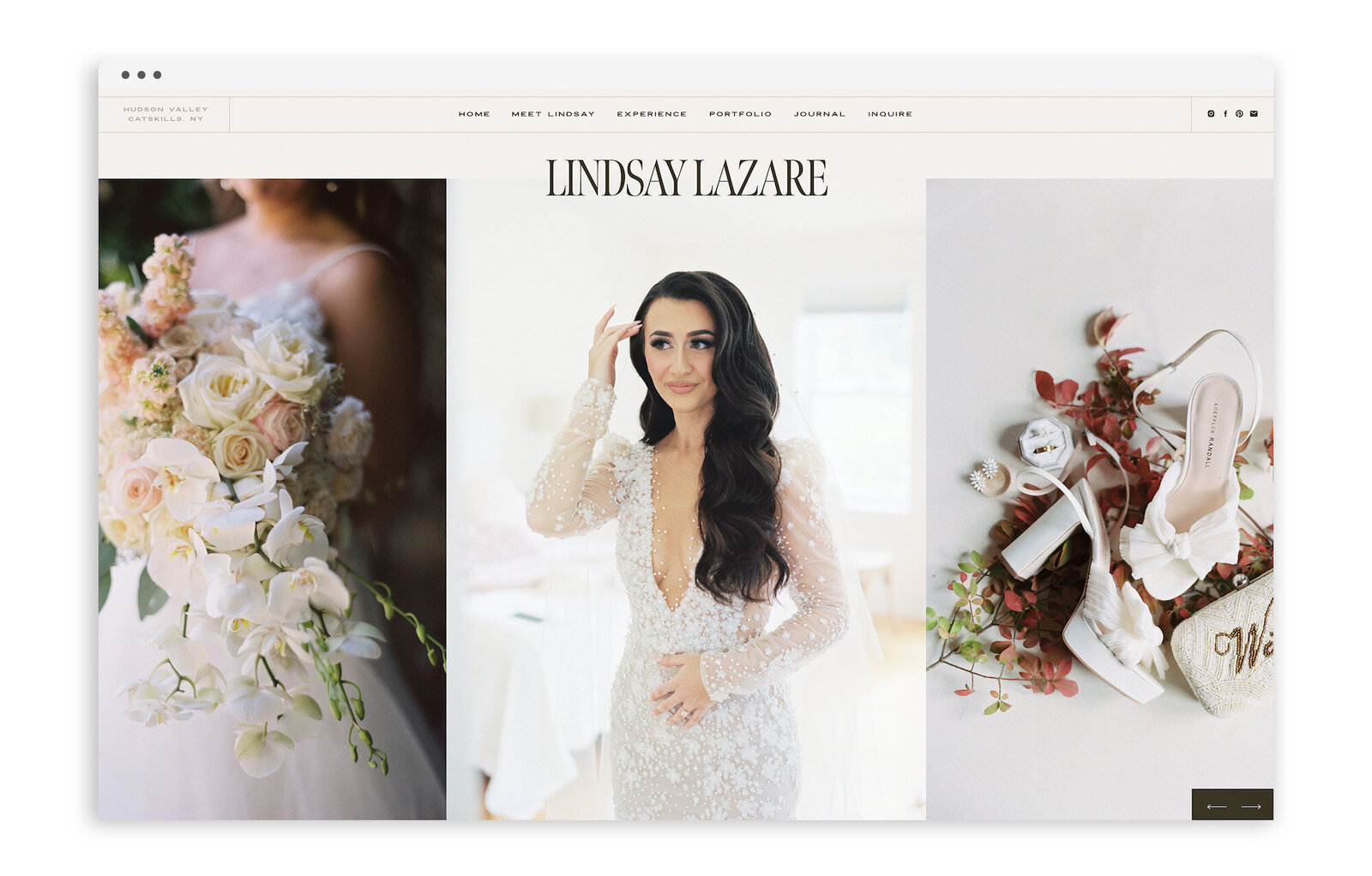 Custom Brand and Showit Website Design for Weddings by Susan Dunne - Best Branding and Website Designers for Creatives With Grace and Gold