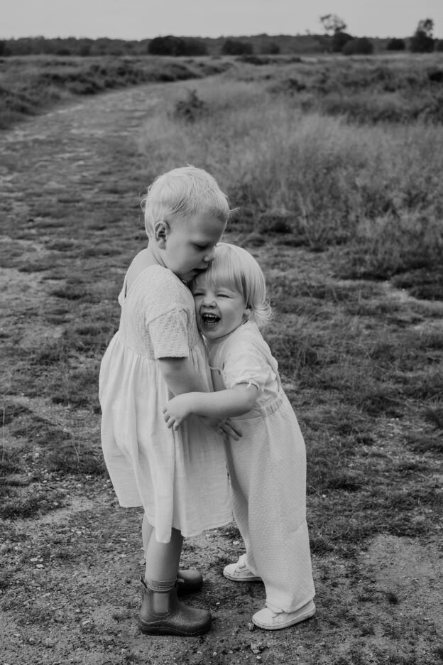 Fotoshoot met gezin met jonge kinderen