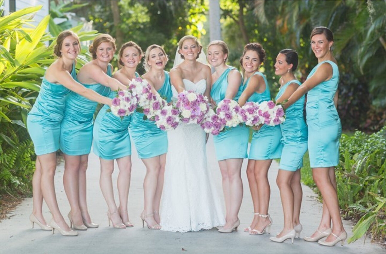 Dreamday Destinations- teal and lavendar wedding
