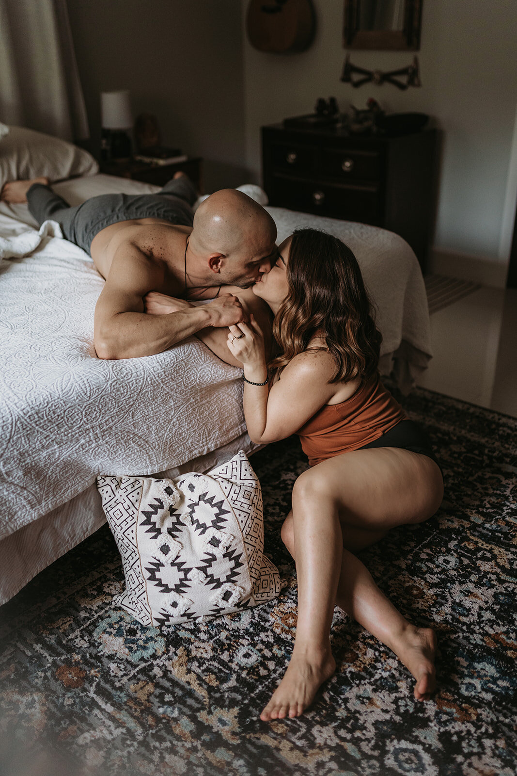 Miami In-Home Intimate Engagement Couple Session-79