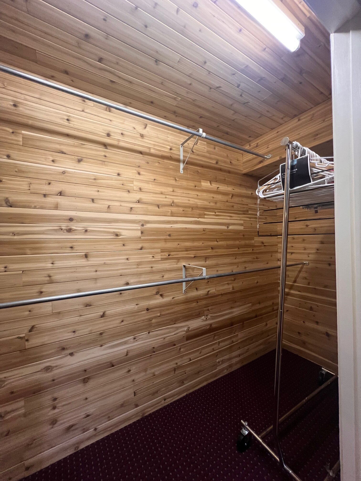 cedar closet basement 2