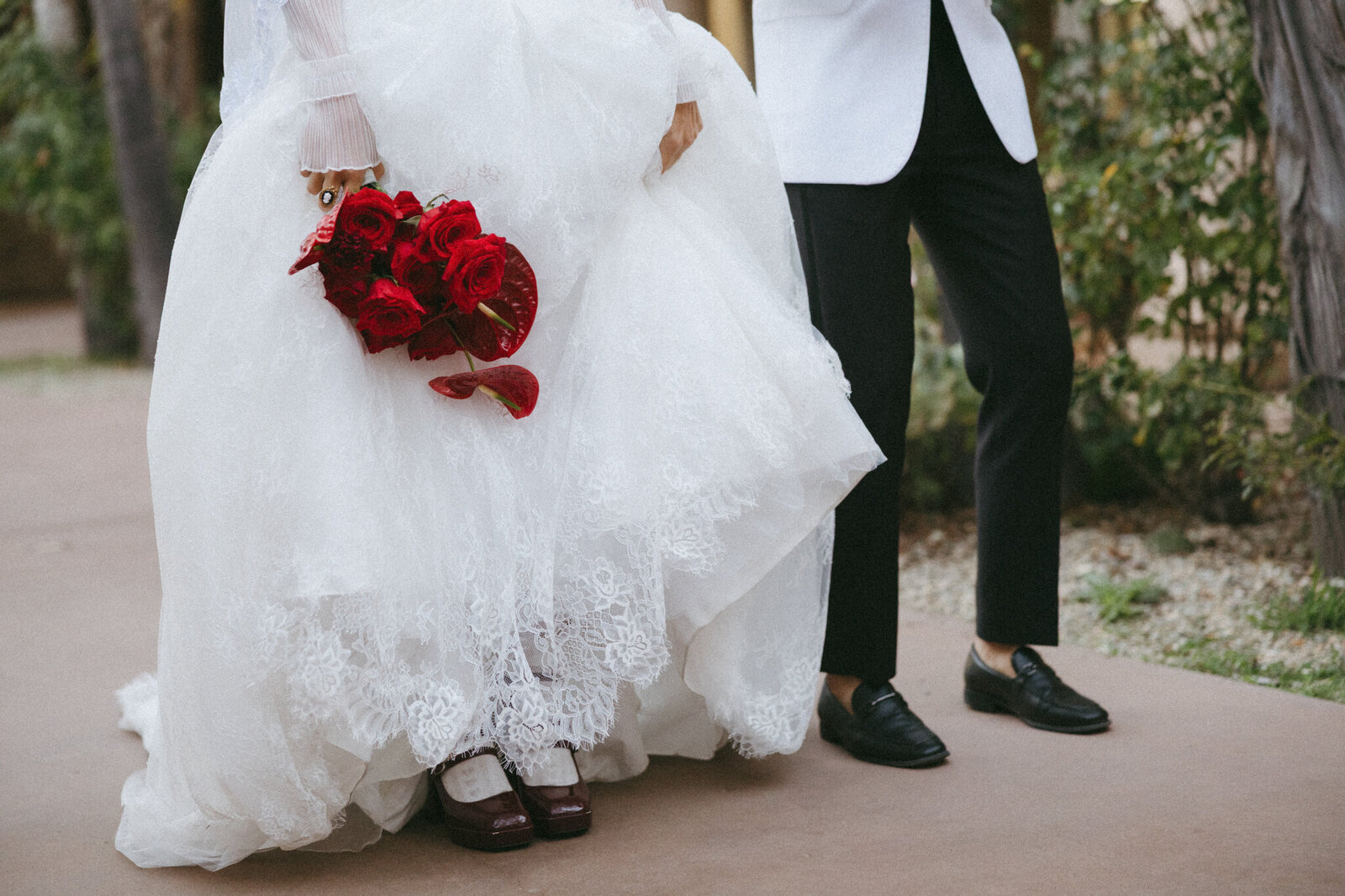 Couple at their wedding in Alberta