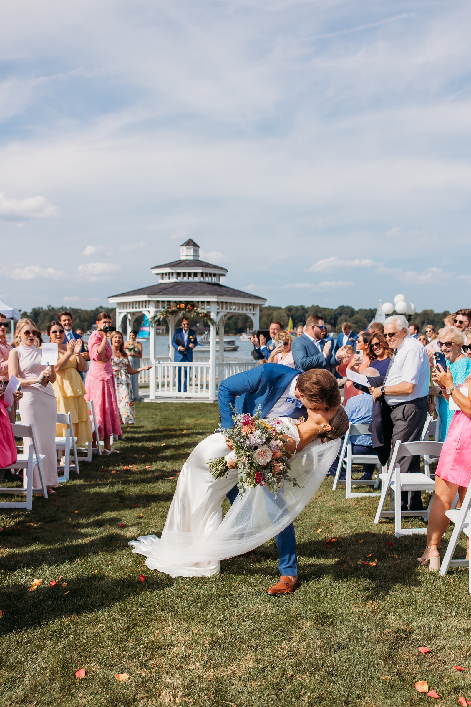 Clark Lake Backyard Wedding K. E. Rogers Photography