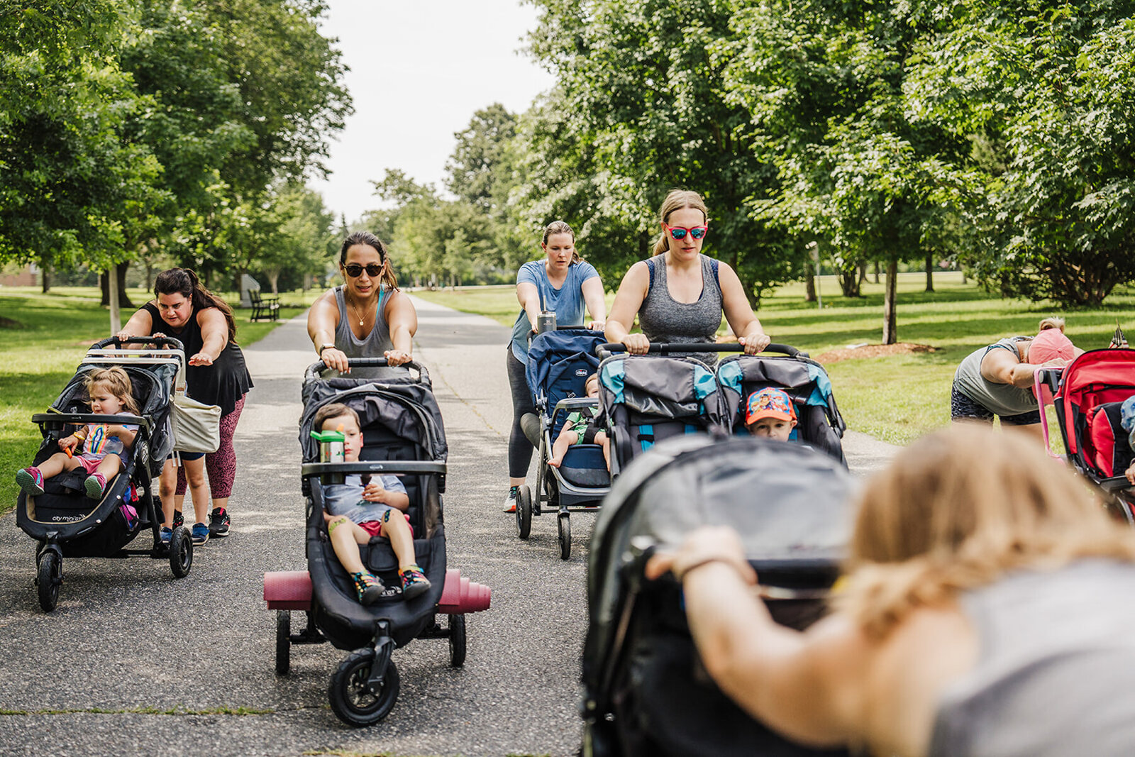 stroller fit class outdoor in boston