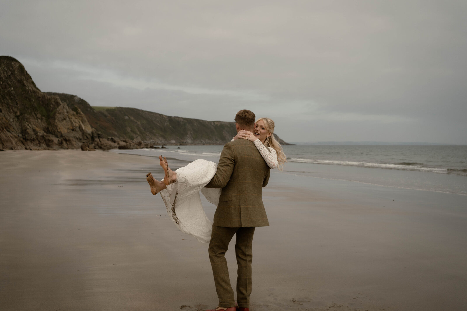 Beach Wedding Couple 1