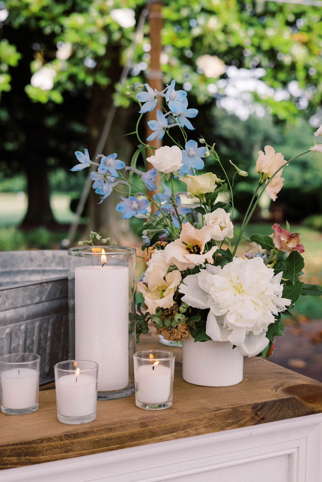 Kate Campbell Floral Summer Tented Wedding at Brittland Estate by Ashley Boyan Photography-109