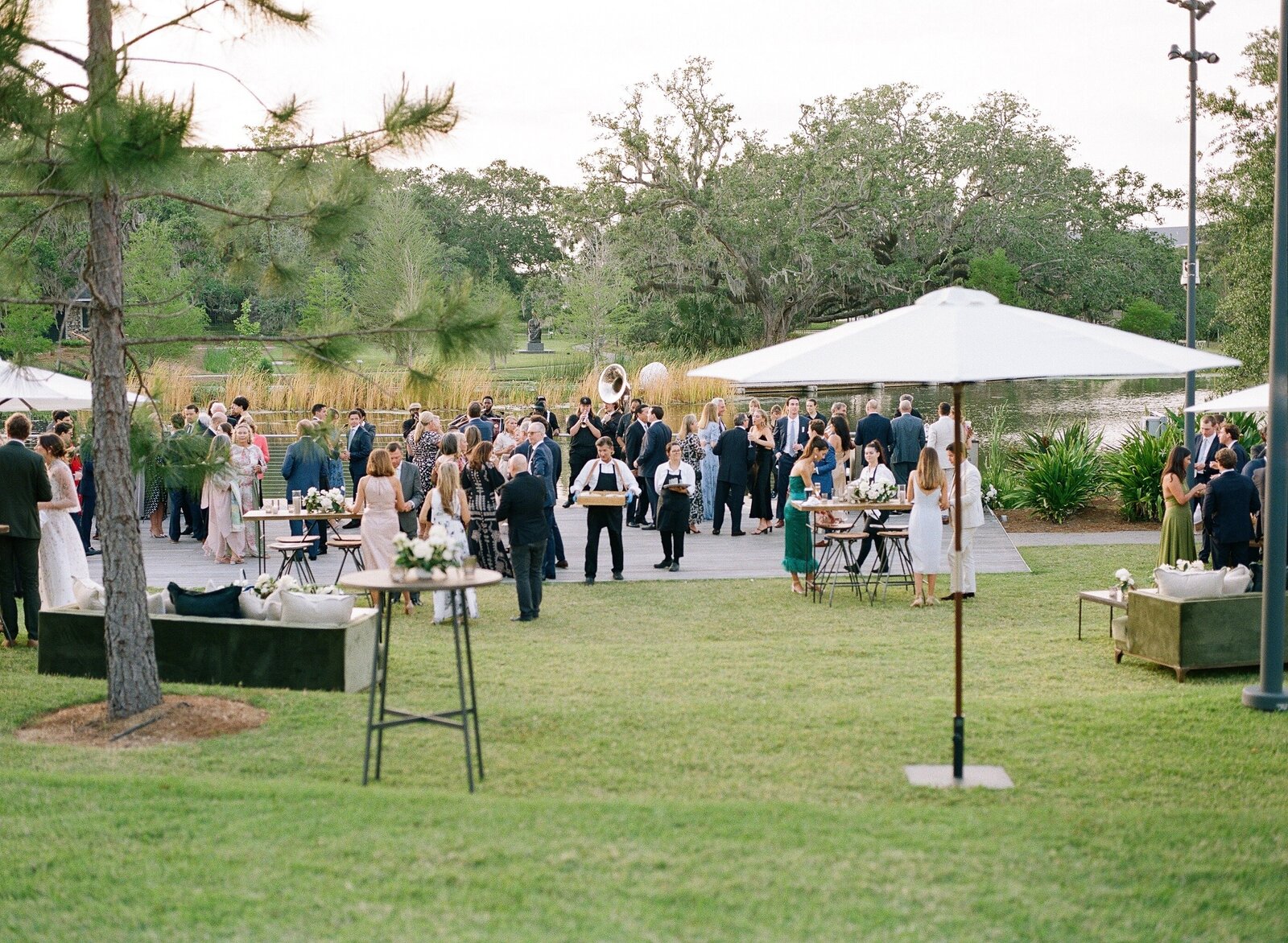 Group of people at an outdoors event