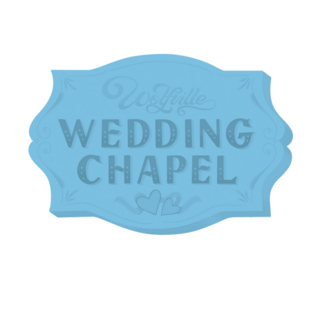 Wolfville Wedding Chapel Blue Logo