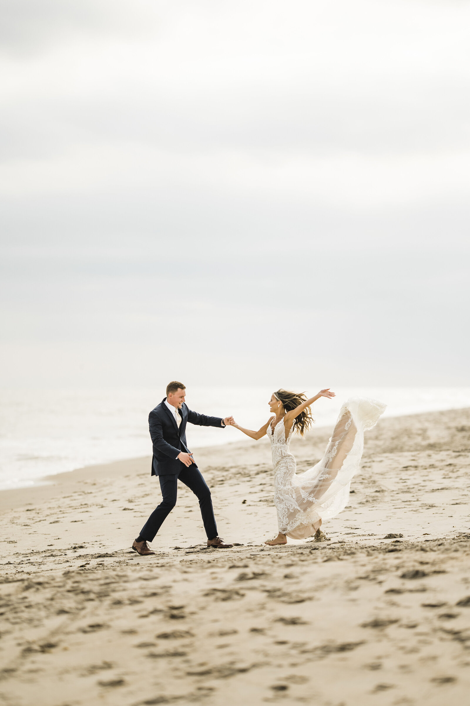 Boho Intimate Beach Microwedding 576