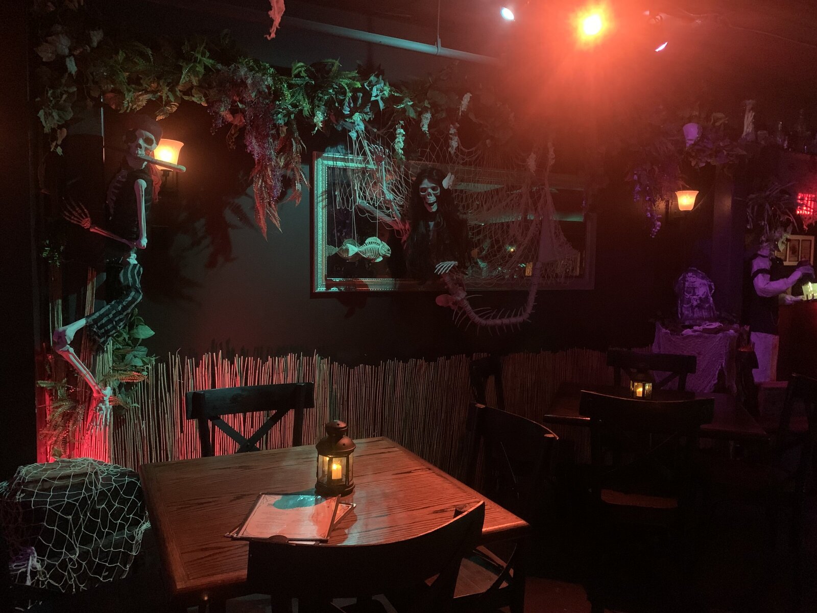 Skeleton Pirate mermaid bartender