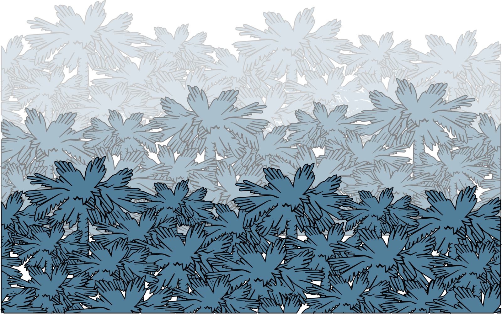 Royal Gold Palmettos Stacked Design