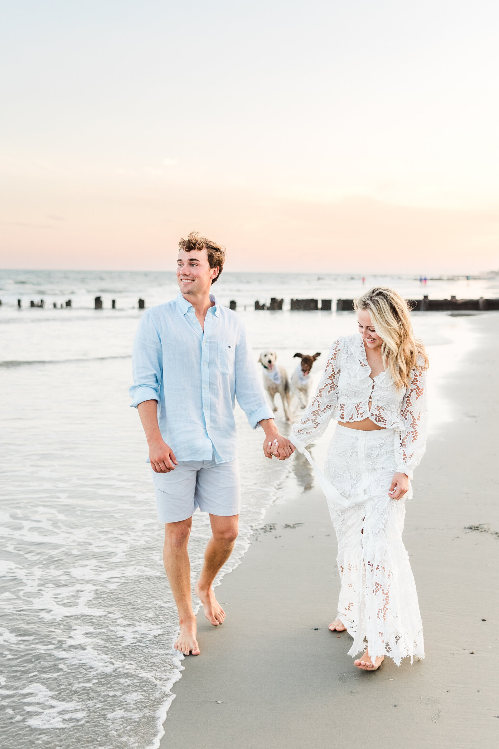 Emma Kate + Will  Beach Engagement-16