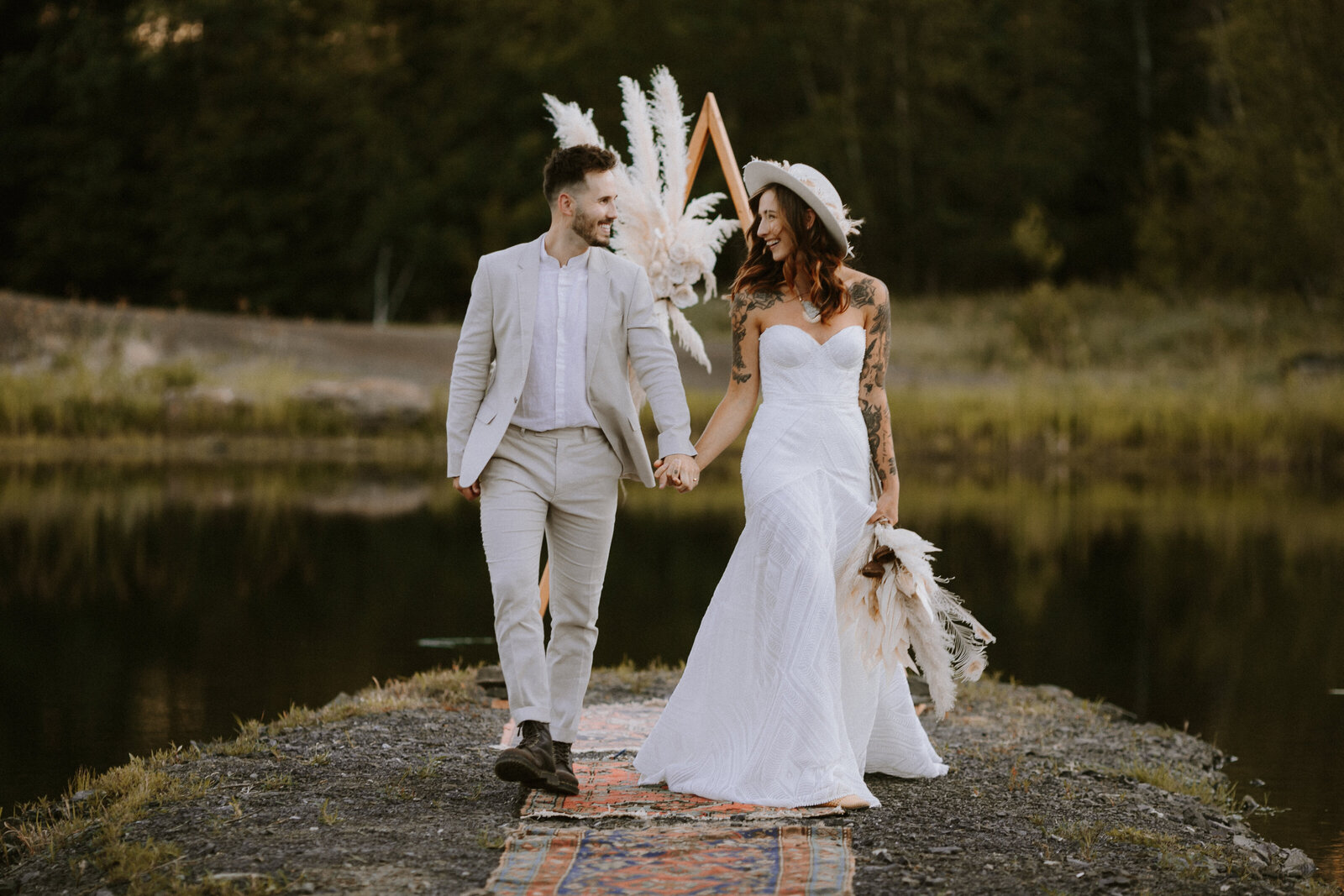 boho upstate ny wedding