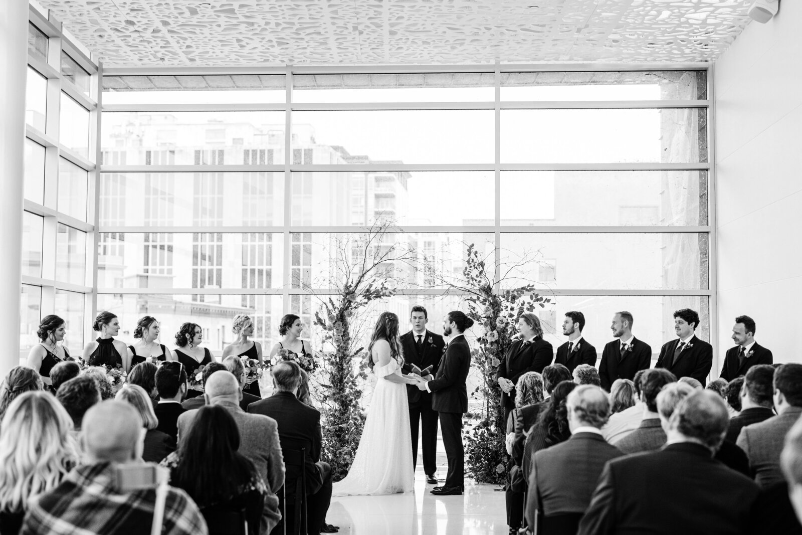 Madison Public Library wedding ceremony