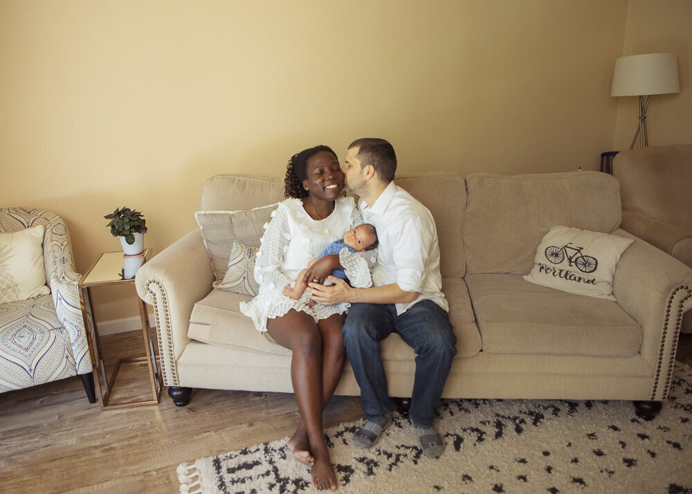lifestyle newborn session